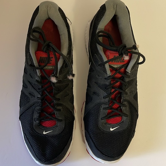 Nike Mens Revolution 2 554953-016 Black Running Tennis Shoes Sneakers Size 12 - Picture 4 of 8